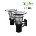 Hot bright CE outdoor double-lamps solar LED wall light for gate lighting;wall light(JR-2602)